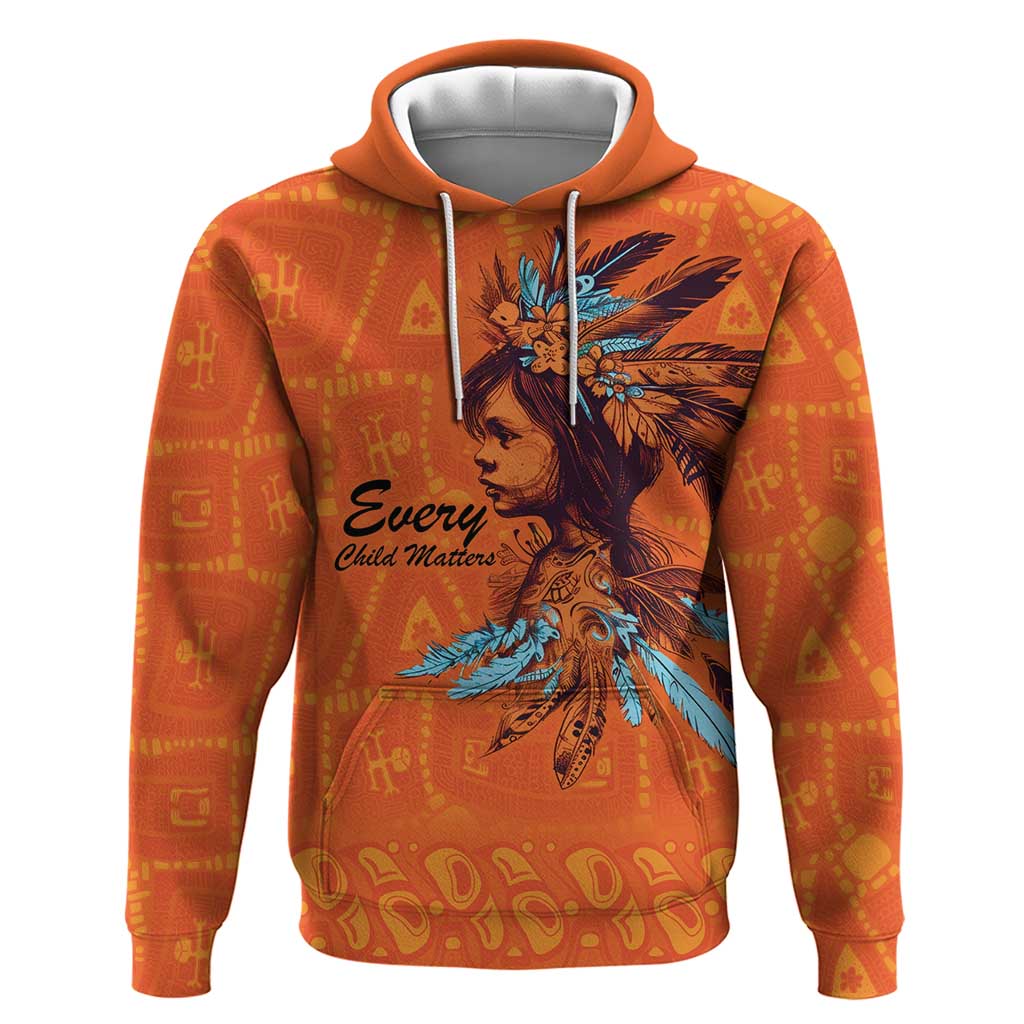 Awareness for Indigenous Orange Day Hoodie Canadian Indigenous Art LT9
