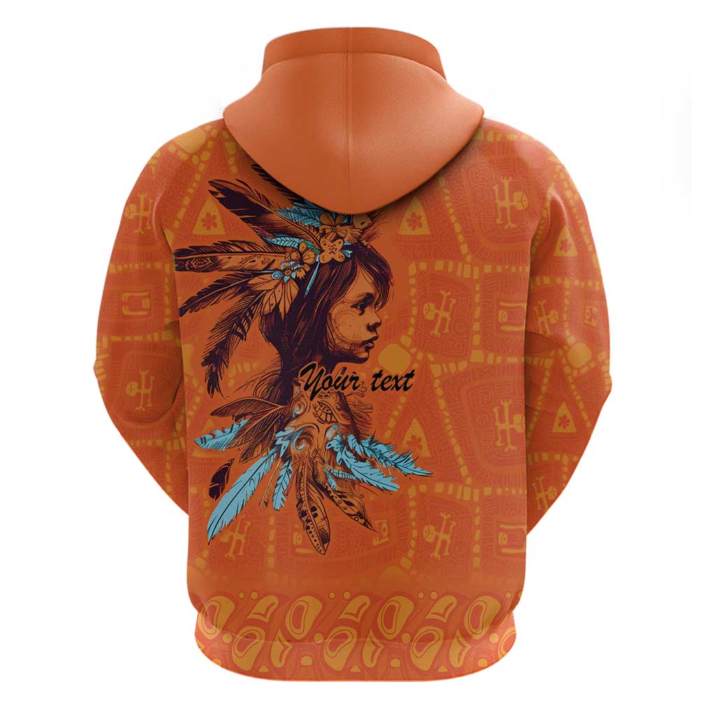 Awareness for Indigenous Orange Day Hoodie Canadian Indigenous Art LT9