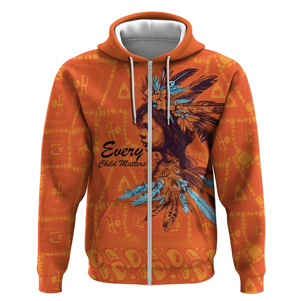 Awareness for Indigenous Orange Day Hoodie Canadian Indigenous Art LT9