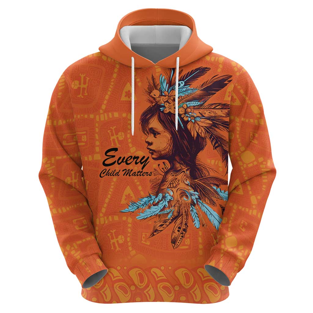 Awareness for Indigenous Orange Day Hoodie Canadian Indigenous Art LT9