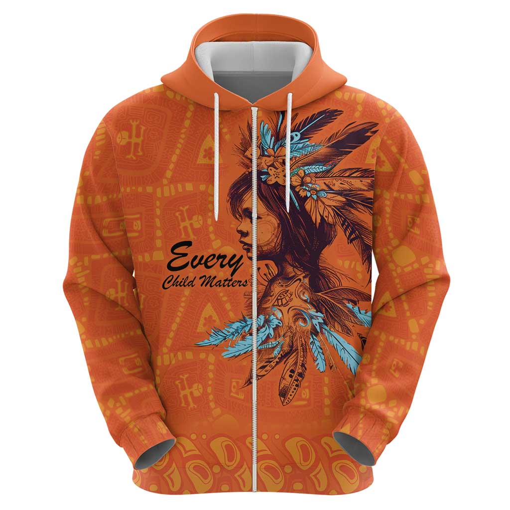 Awareness for Indigenous Orange Day Hoodie Canadian Indigenous Art LT9