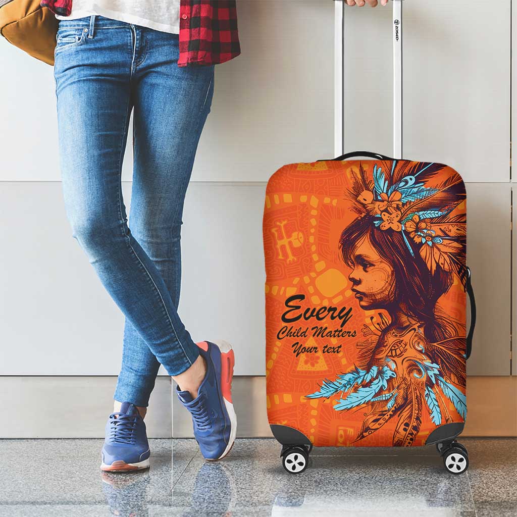 Awareness for Indigenous Orange Day Luggage Cover Canadian Indigenous Art LT9