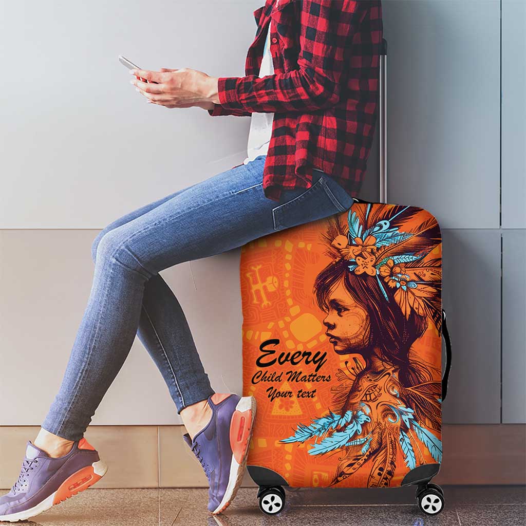 Awareness for Indigenous Orange Day Luggage Cover Canadian Indigenous Art LT9