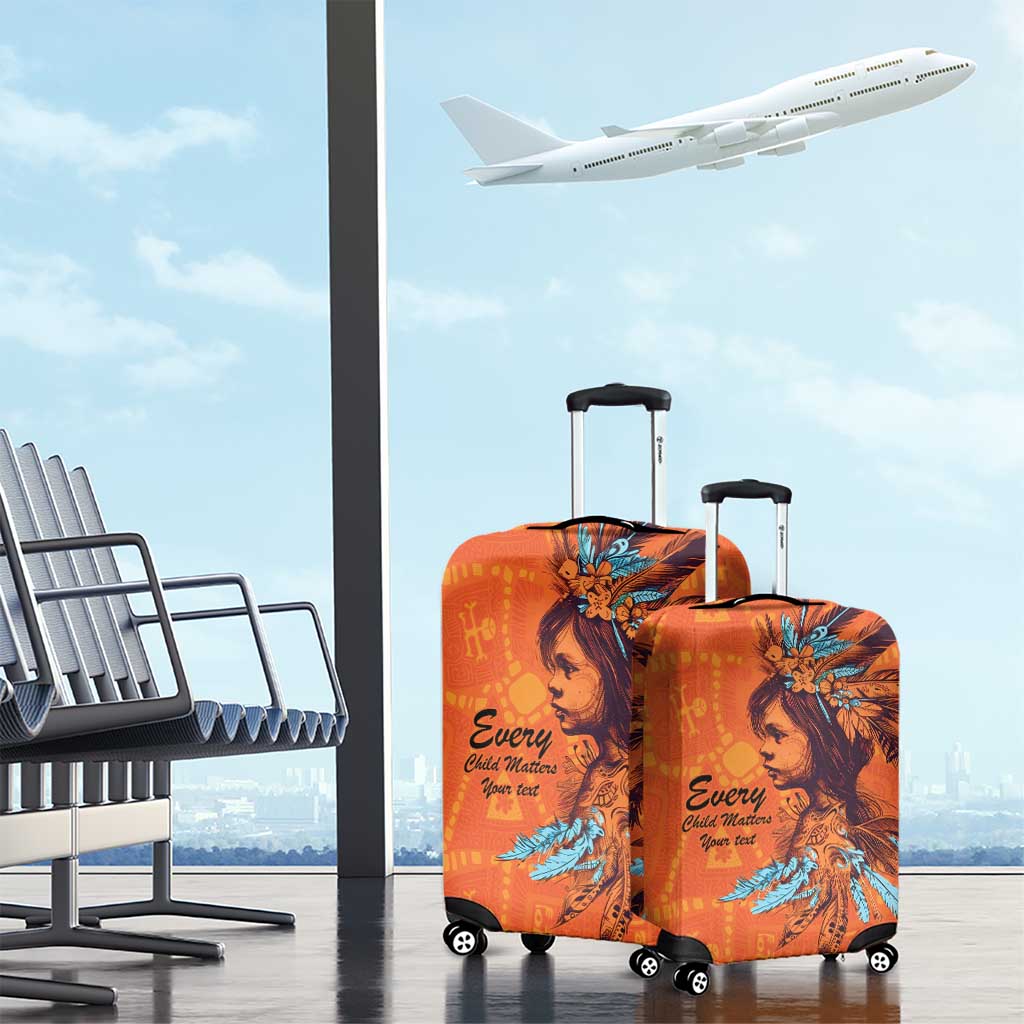 Awareness for Indigenous Orange Day Luggage Cover Canadian Indigenous Art LT9