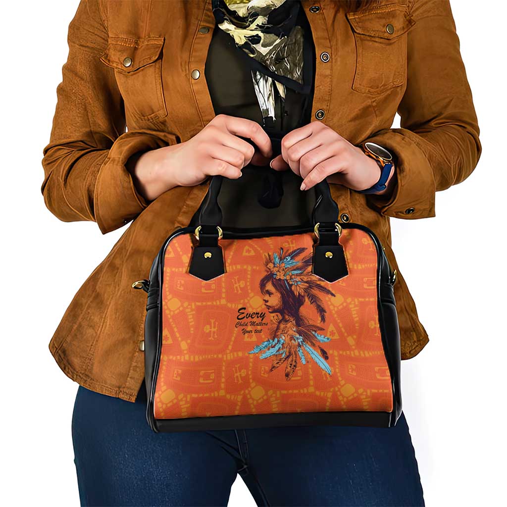 Awareness for Indigenous Orange Day Shoulder Handbag Canadian Indigenous Art LT9