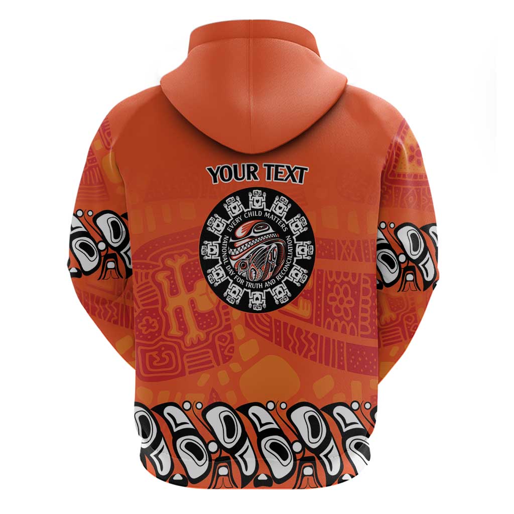 Awareness for Indigenous Orange Day Hoodie Haida Spirit Animals LT9