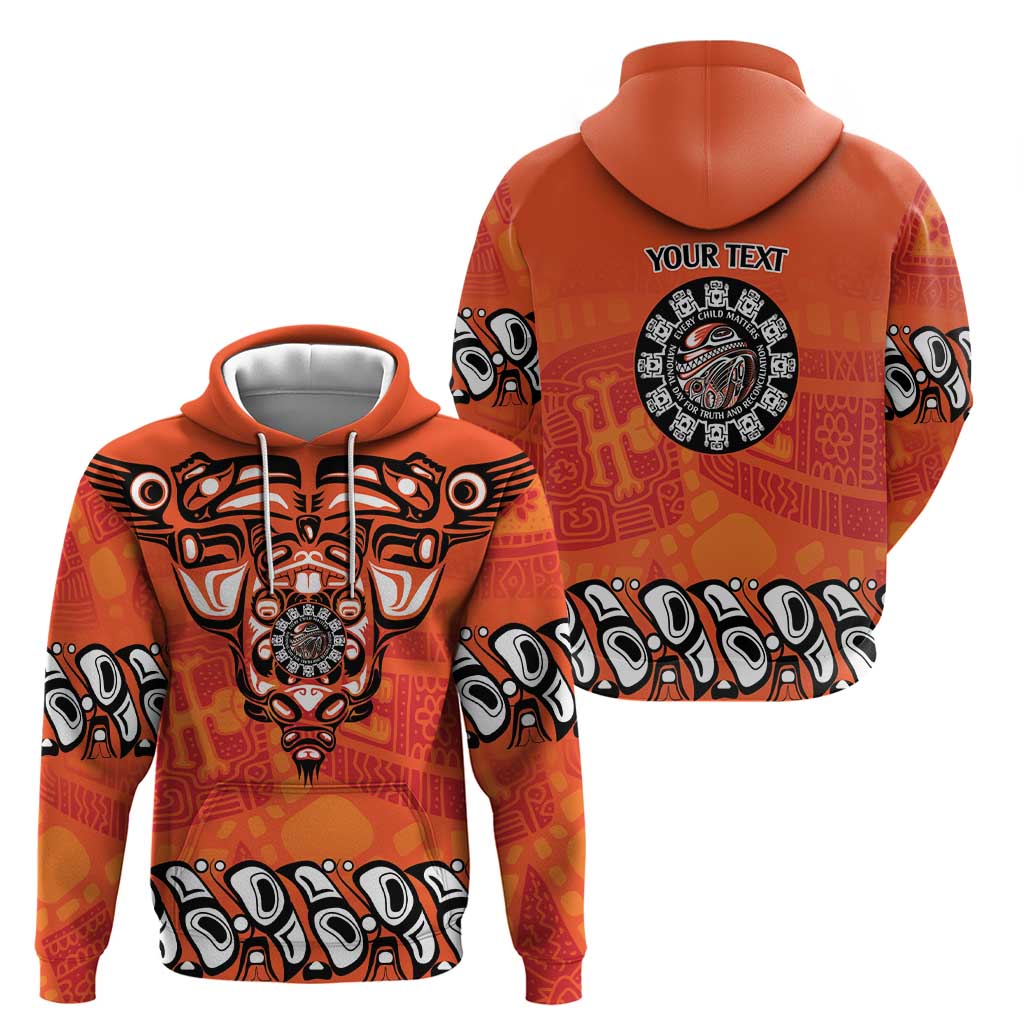 Awareness for Indigenous Orange Day Hoodie Haida Spirit Animals LT9
