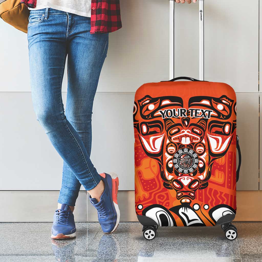 Awareness for Indigenous Orange Day Luggage Cover Haida Spirit Animals LT9