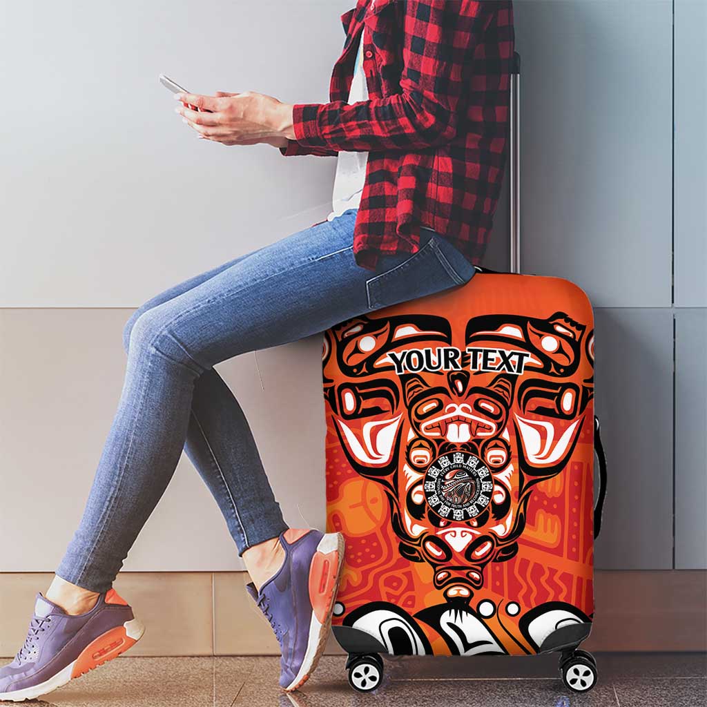 Awareness for Indigenous Orange Day Luggage Cover Haida Spirit Animals LT9