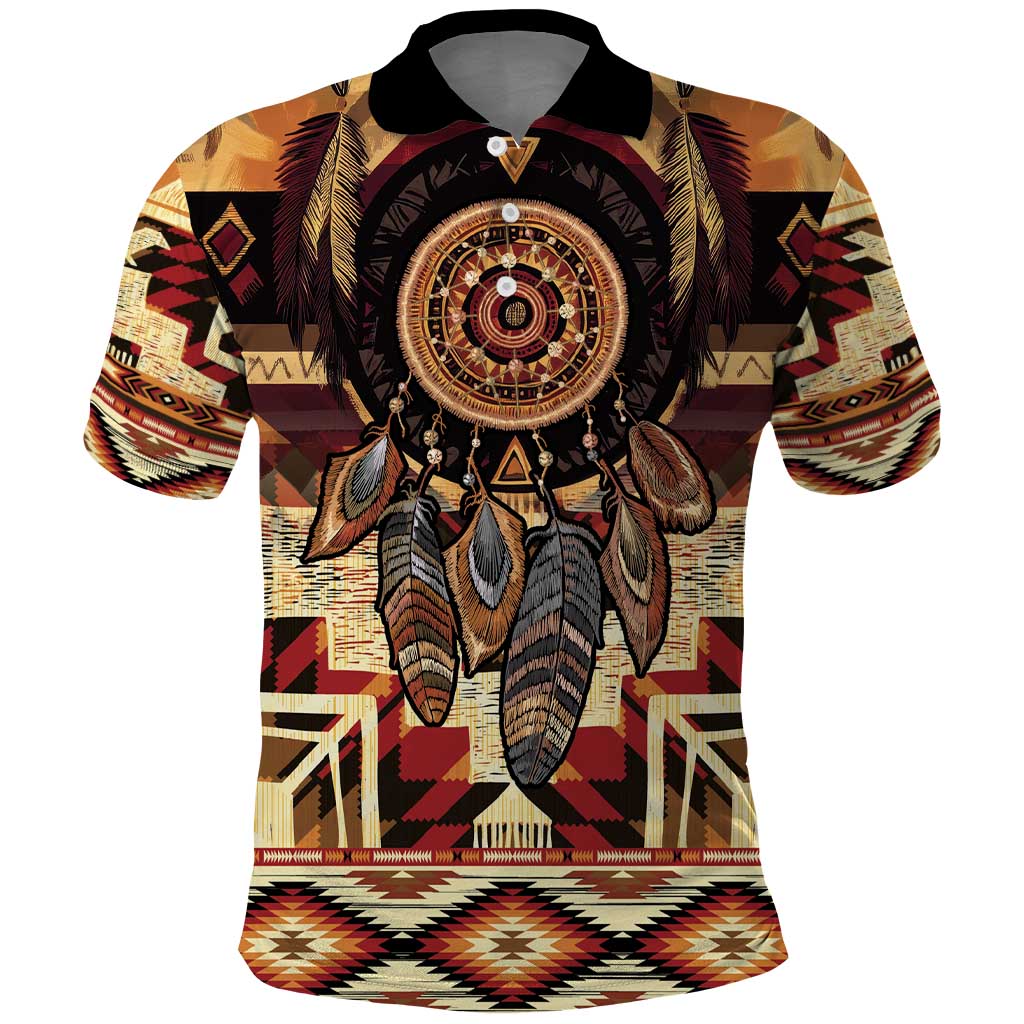 Make America Native Again Polo Shirt Indigenous Peoples Day LT9