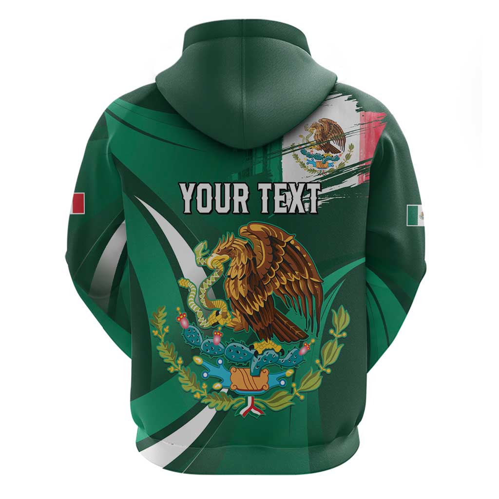Mexico Hispanic Heritage Personalized Hoodie With Aguila Mexicana LT9
