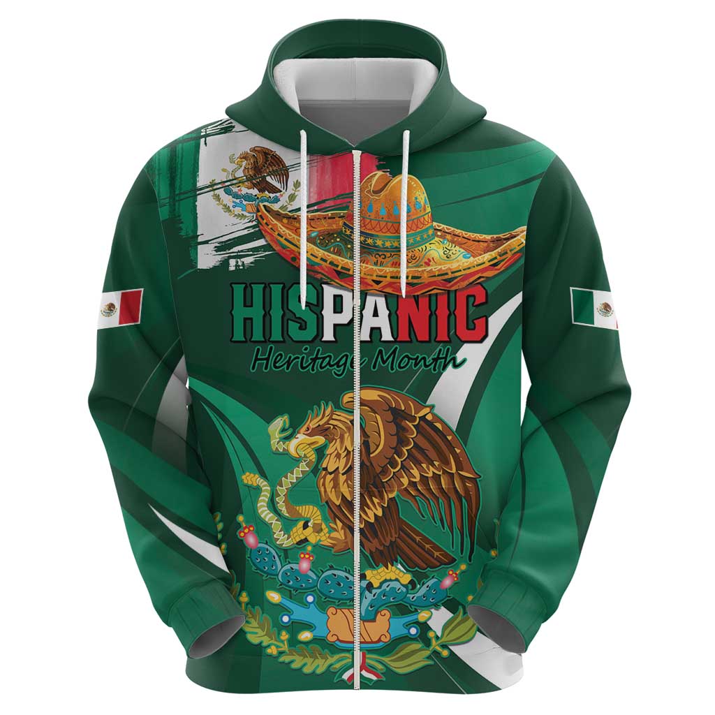 Mexico Hispanic Heritage Personalized Hoodie With Aguila Mexicana LT9