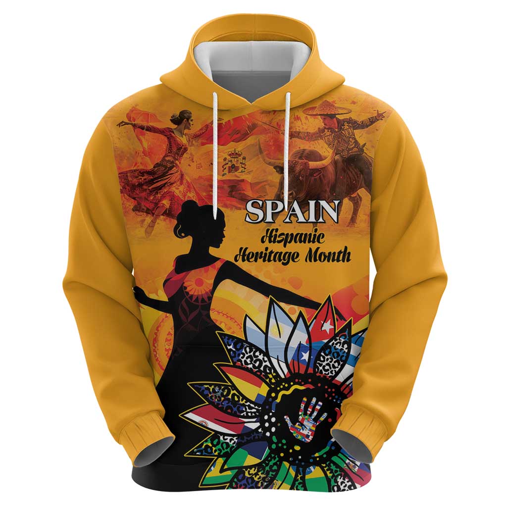 Spain Hispanic Heritage Personalized Hoodie LT9