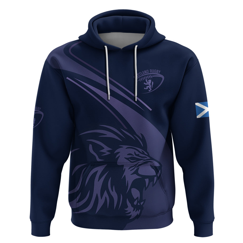 Custom Scotland Rugby Hoodie Scottish Lion Sporty Style LT9