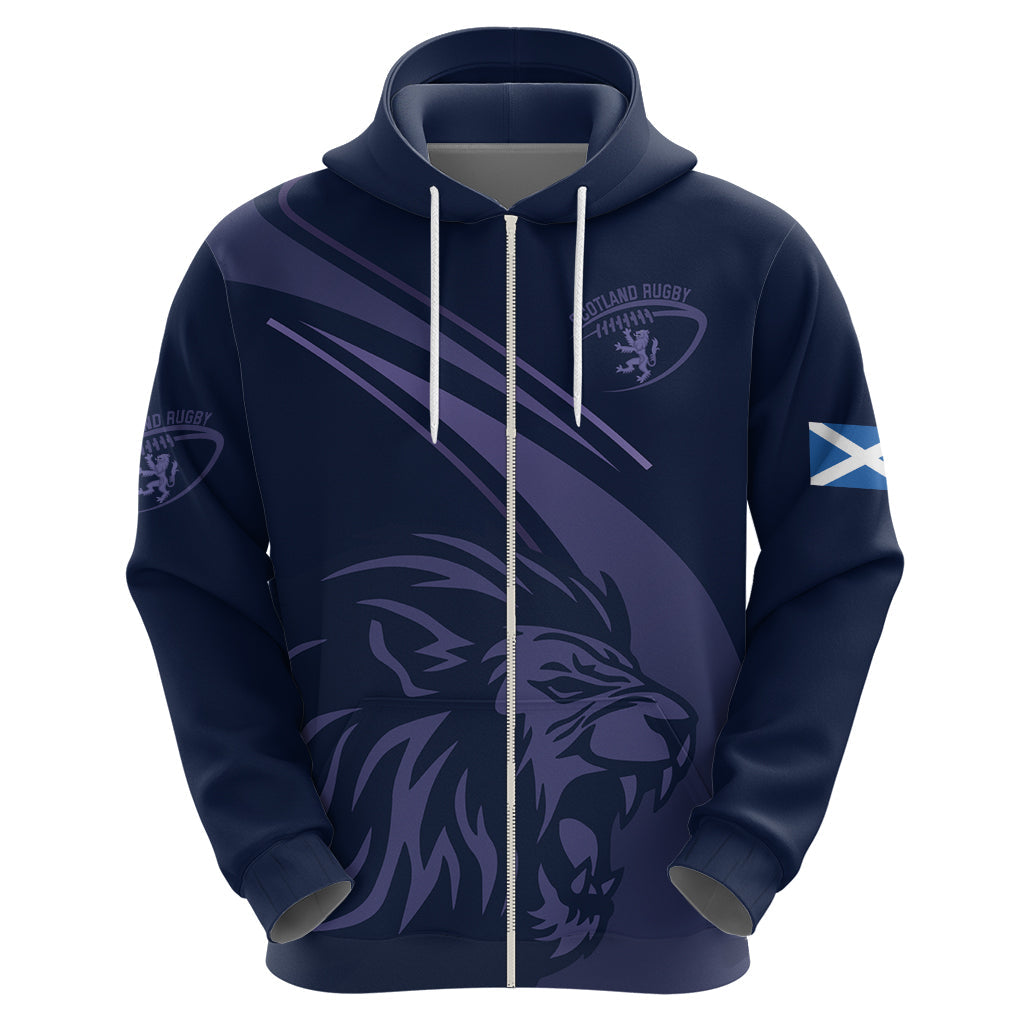 Custom Scotland Rugby Hoodie Scottish Lion Sporty Style LT9