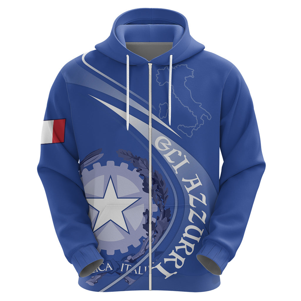 Custom Italy Rugby Hoodie Come On Gli Azzurri LT9