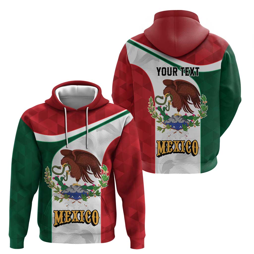 Eagle Devouring Snake Mexican Emblem Personalized Hoodie Sporty Style LT9