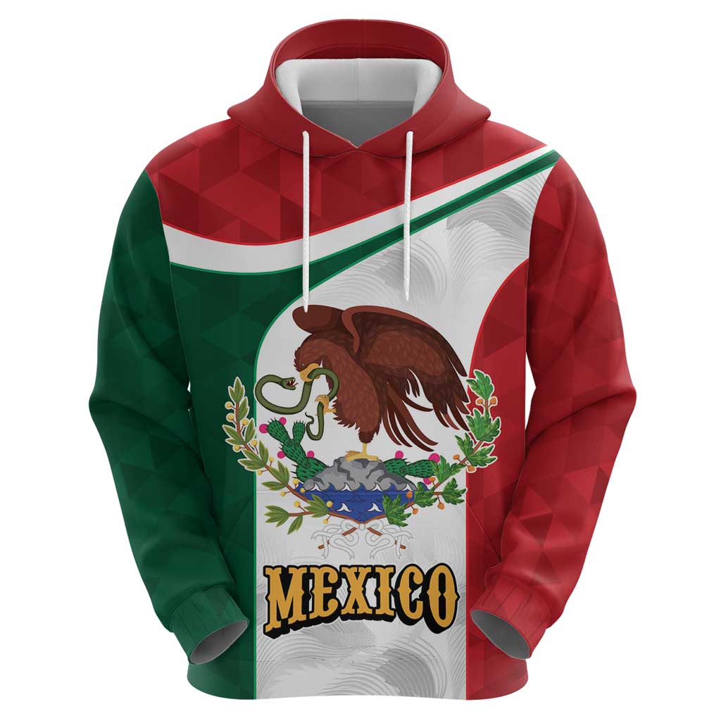 Eagle Devouring Snake Mexican Emblem Personalized Hoodie Sporty Style LT9