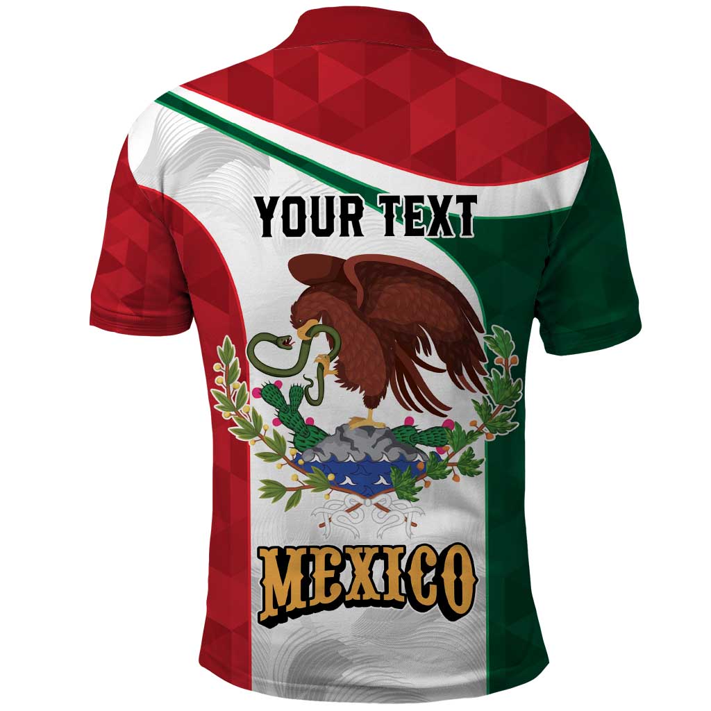 Eagle Devouring Snake Mexican Emblem Personalized Polo Shirt Sporty Style LT9