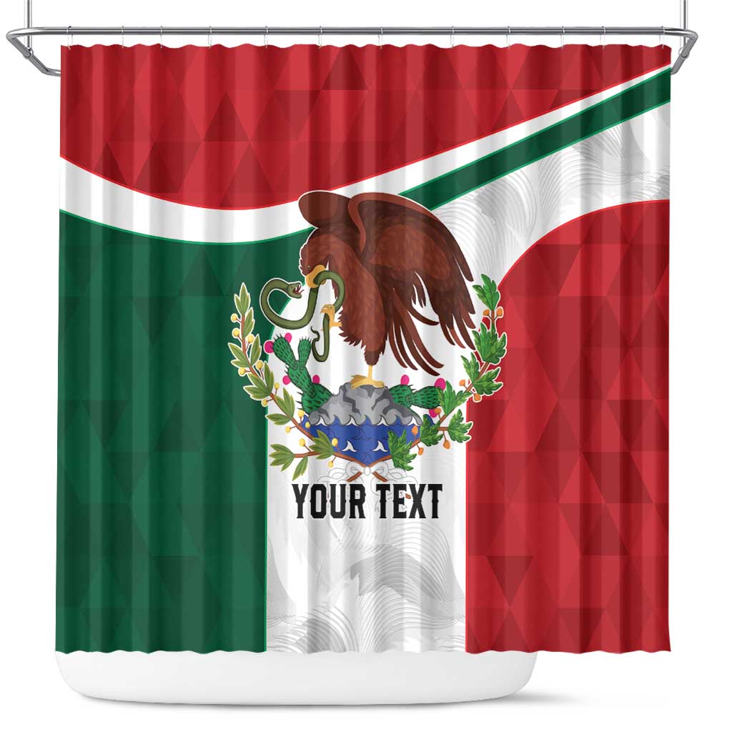 Eagle Devouring Snake Mexican Emblem Personalized Shower Curtain Sporty Style LT9