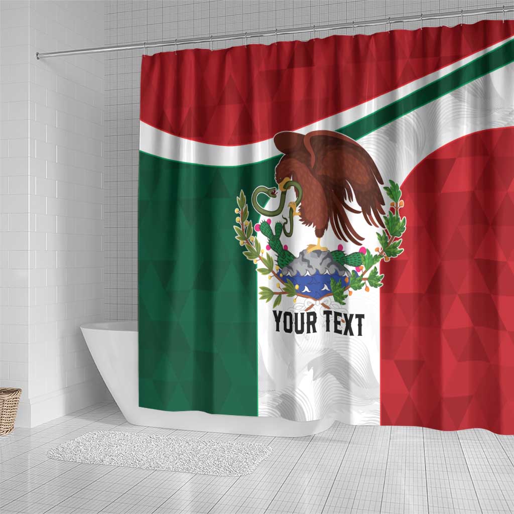 Eagle Devouring Snake Mexican Emblem Personalized Shower Curtain Sporty Style LT9