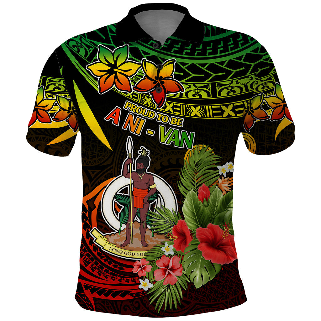 Vanuatu Islands Polo Shirt Proud To Be A Ni-Van LT9