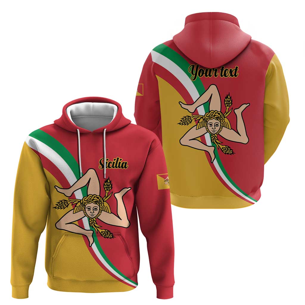 Personalized Italy Bandiera Della Sicilia Hoodie LT9