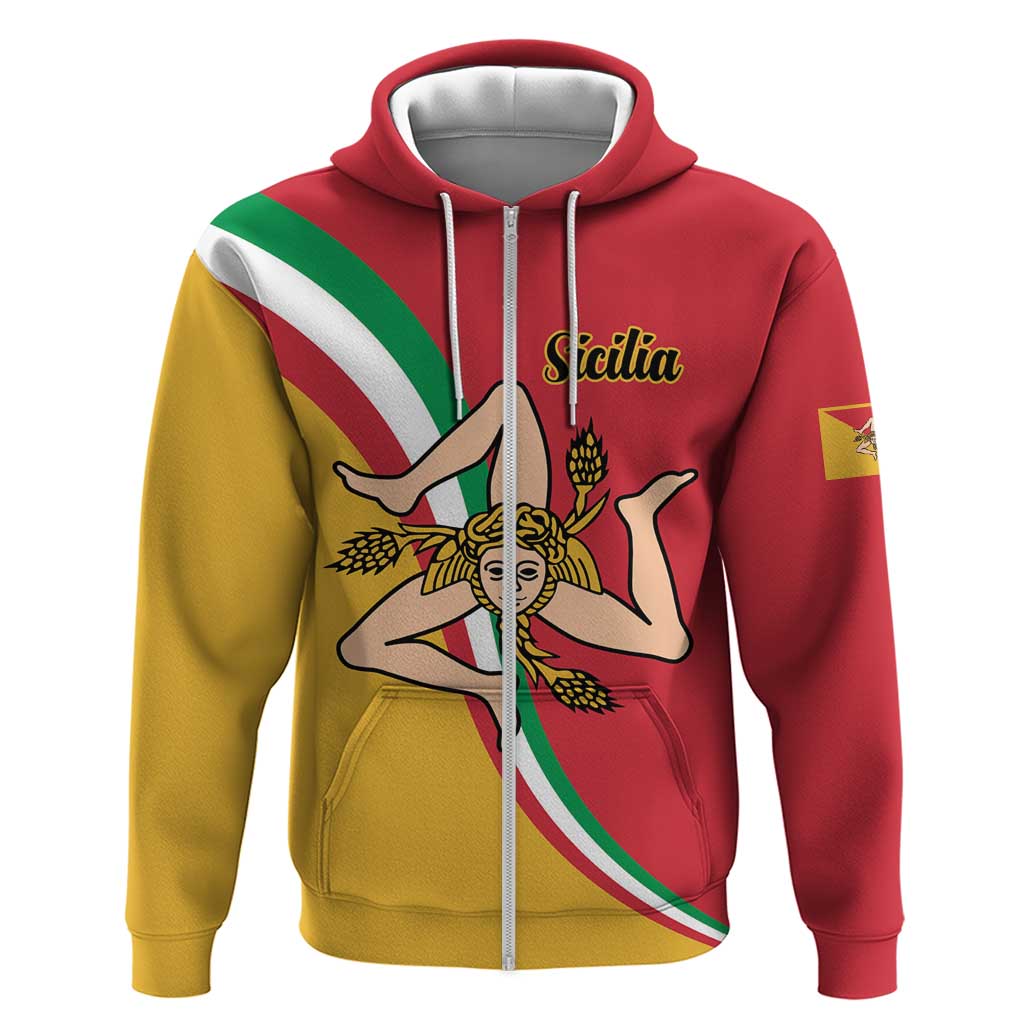 Personalized Italy Bandiera Della Sicilia Hoodie LT9