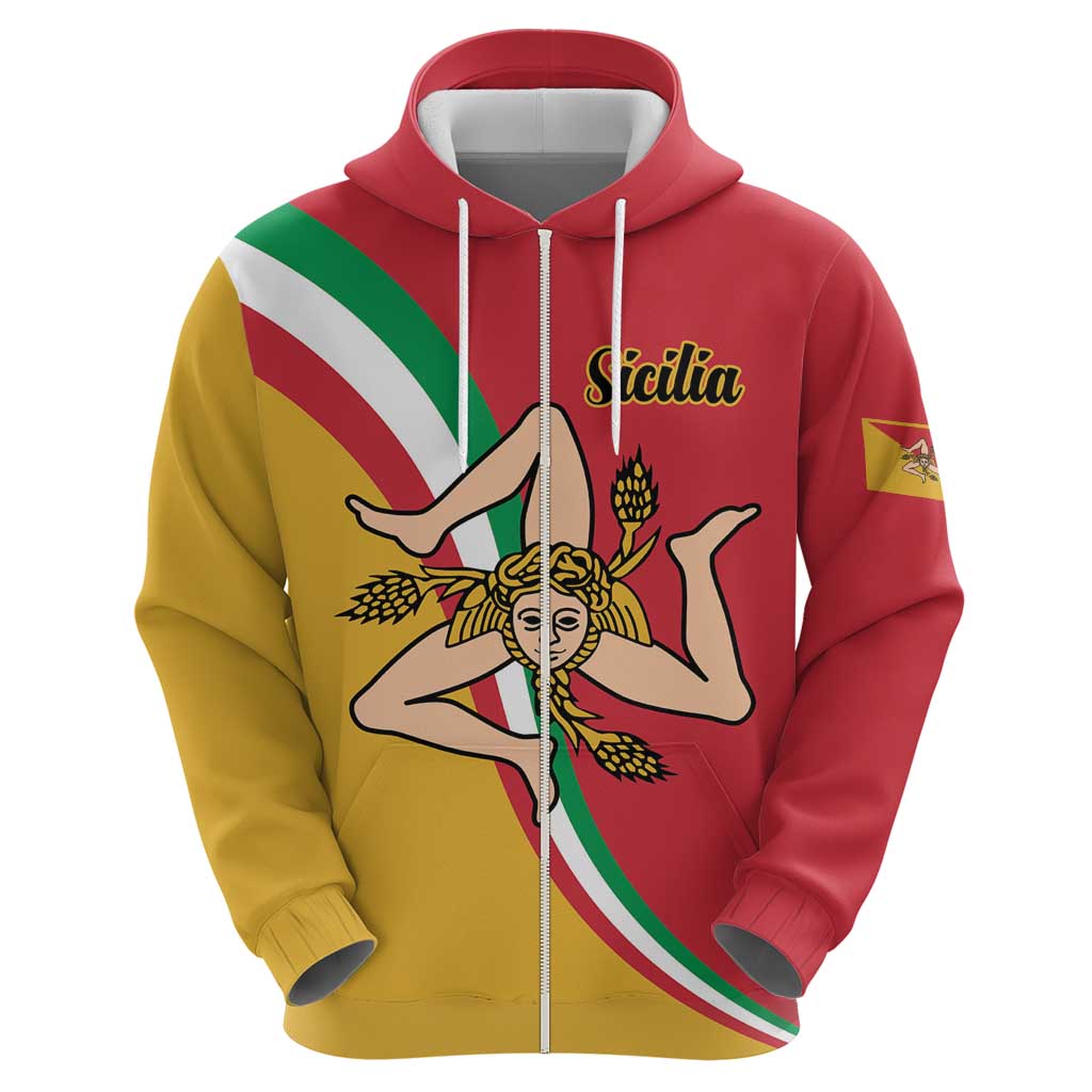 Personalized Italy Bandiera Della Sicilia Hoodie LT9