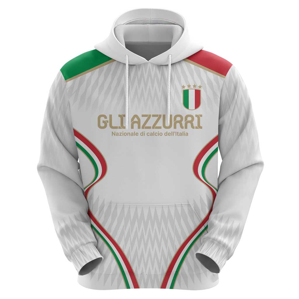 Custom Italy Football Hoodie Gli Azzurri Sporty Style LT9