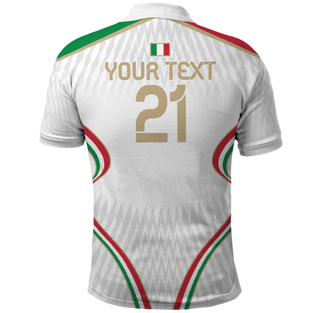 Custom Italy Football Polo Shirt Gli Azzurri Sporty Style LT9