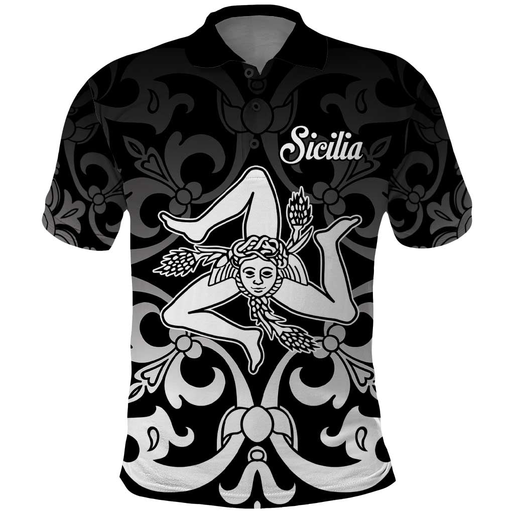 Personalized Italy Trinacria Sicily Polo Shirt LT9