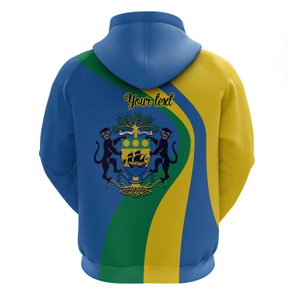 Personalized Gabon Independence Day 1960 Hoodie Gabonaise Coat of Arms LT9