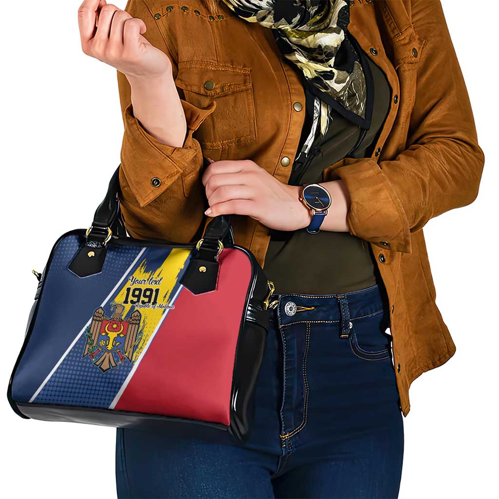 Personalized Moldova Independence Day 1991 Shoulder Handbag One People One Nation LT9