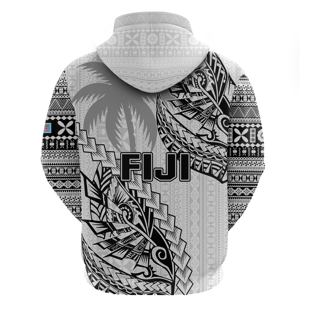 Fiji Rugby Hoodie Kaiviti Fijian Tribal World Cup White LT9