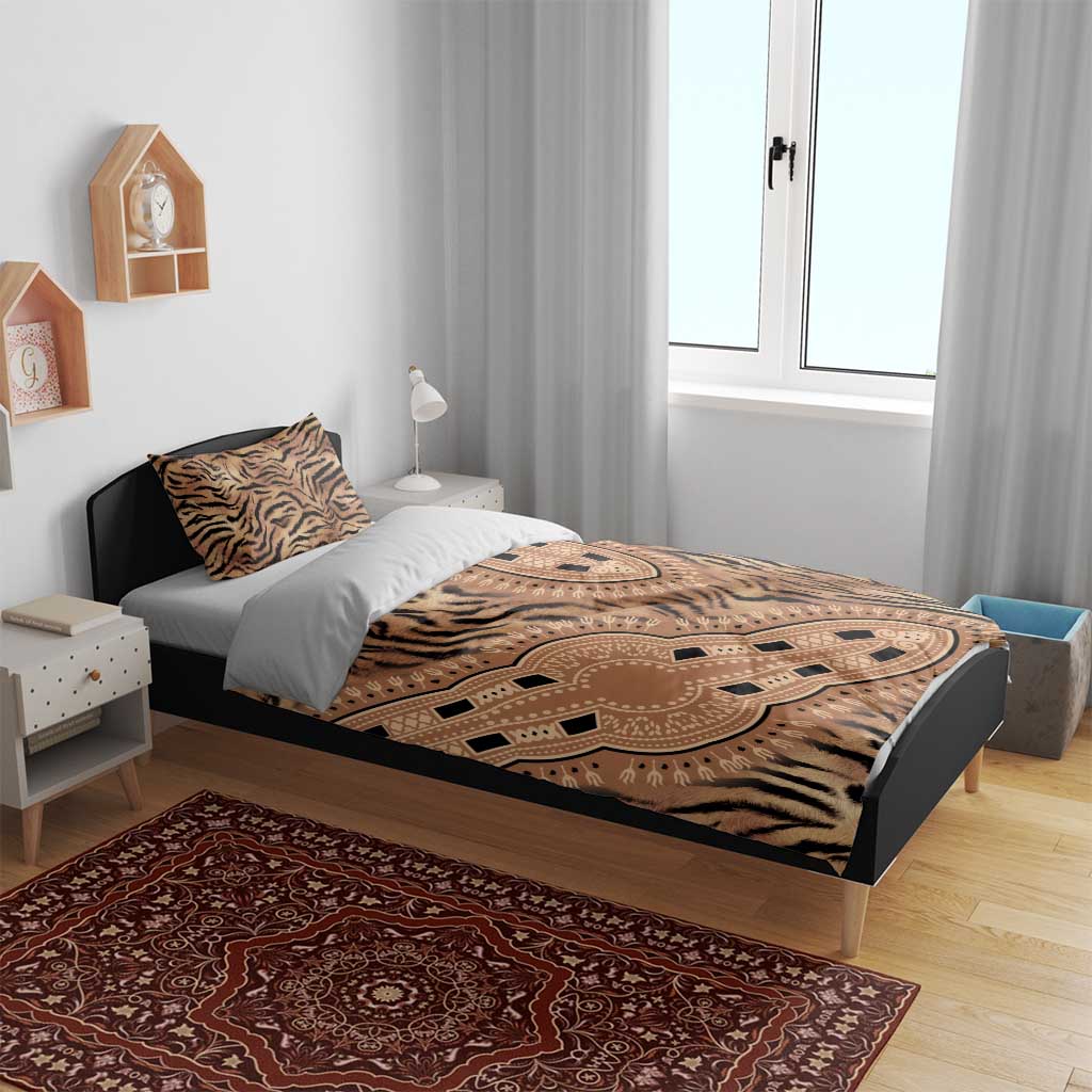 Afro Tiger Mix Dashiki Tribal Pattern Bedding Set LT9