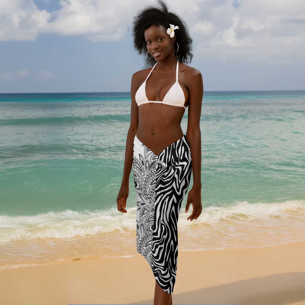 Afro Zebra Mix Paisley Tribal Pattern Sarong LT9
