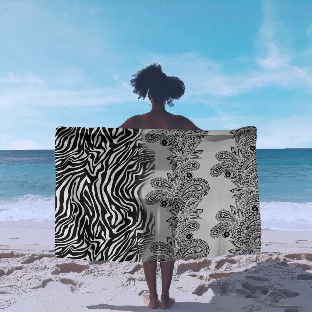 Afro Zebra Mix Paisley Tribal Pattern Sarong LT9