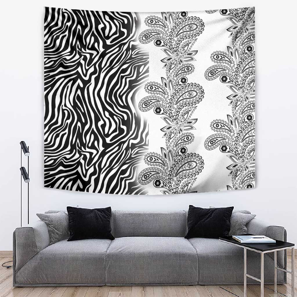 Afro Zebra Mix Paisley Tribal Pattern Tapestry LT9