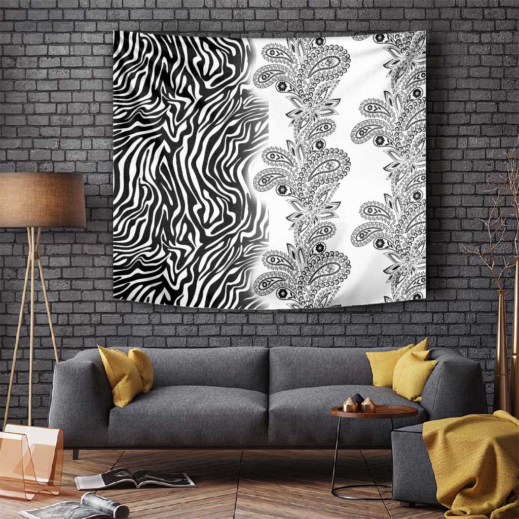 Afro Zebra Mix Paisley Tribal Pattern Tapestry LT9