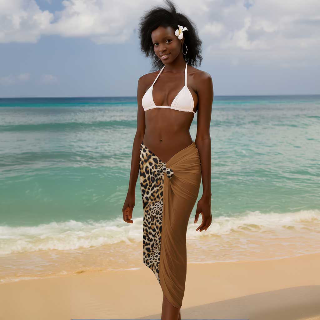 Afro Leopard Mix Native Tribal Pattern Sarong LT9