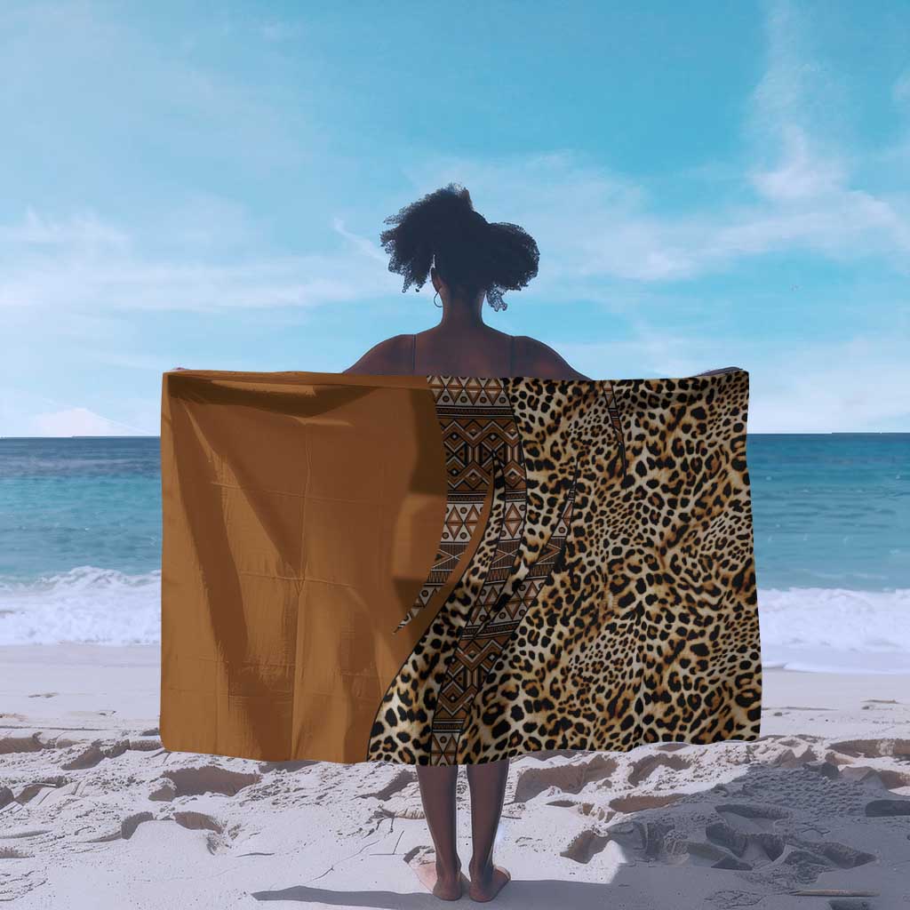 Afro Leopard Mix Native Tribal Pattern Sarong LT9