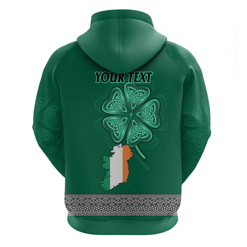 Irish Celtic Cross and Harp with Ireland Shamrock Personalized Hoodie LT9