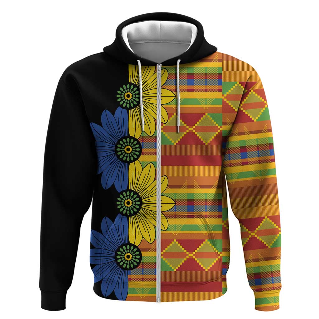African Ethnic Kitenge Ankara Style Hoodie LT9