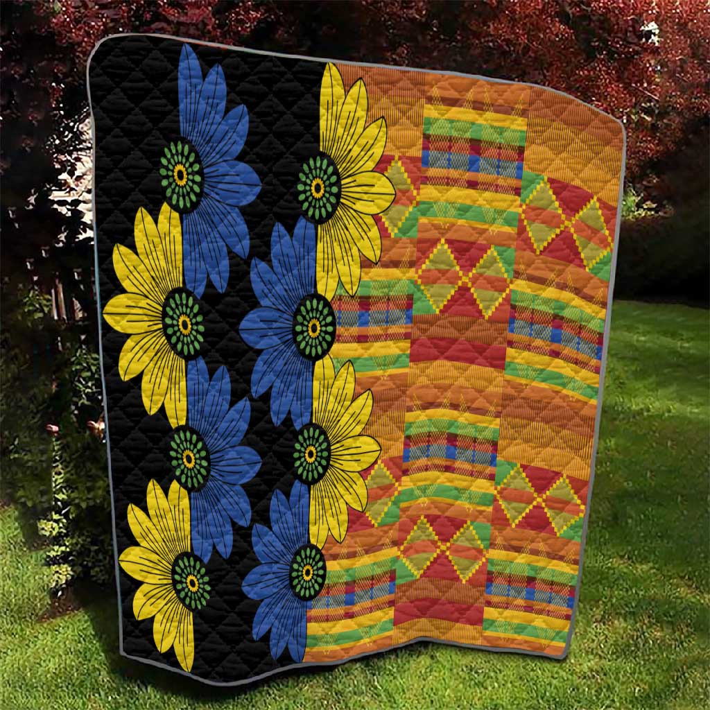 African Ethnic Kitenge Ankara Style Quilt LT9