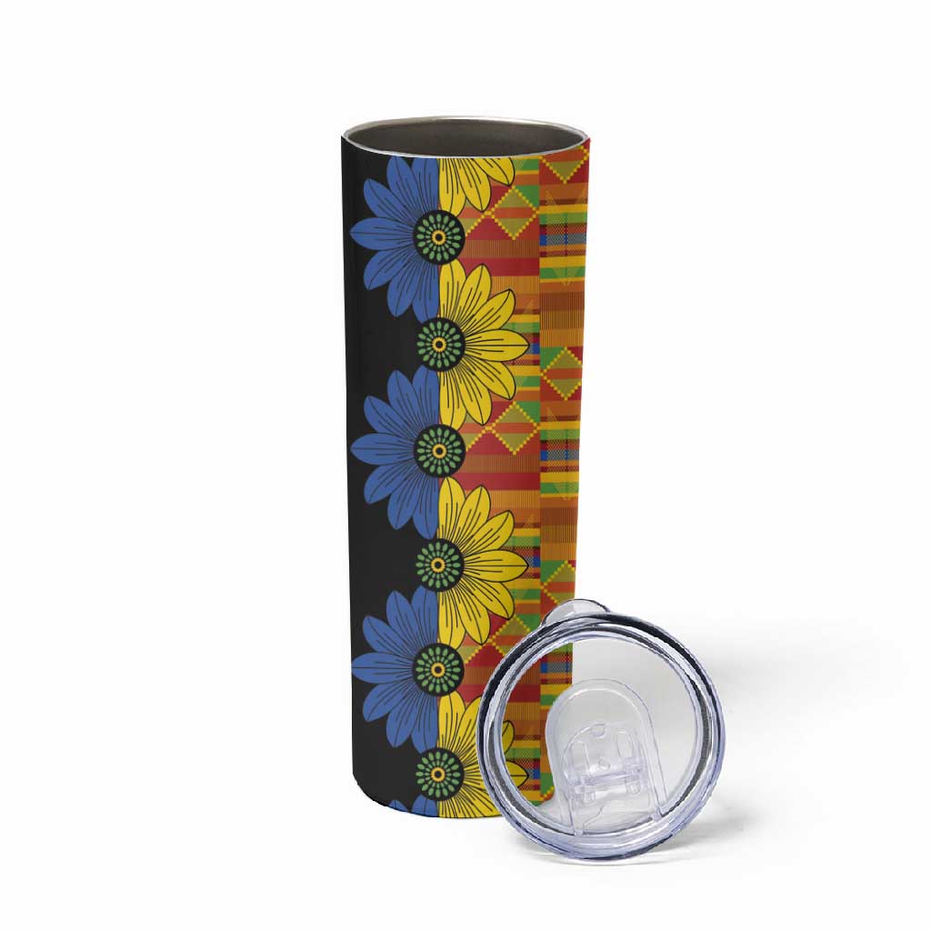 African Ethnic Kitenge Ankara Style Skinny Tumbler LT9