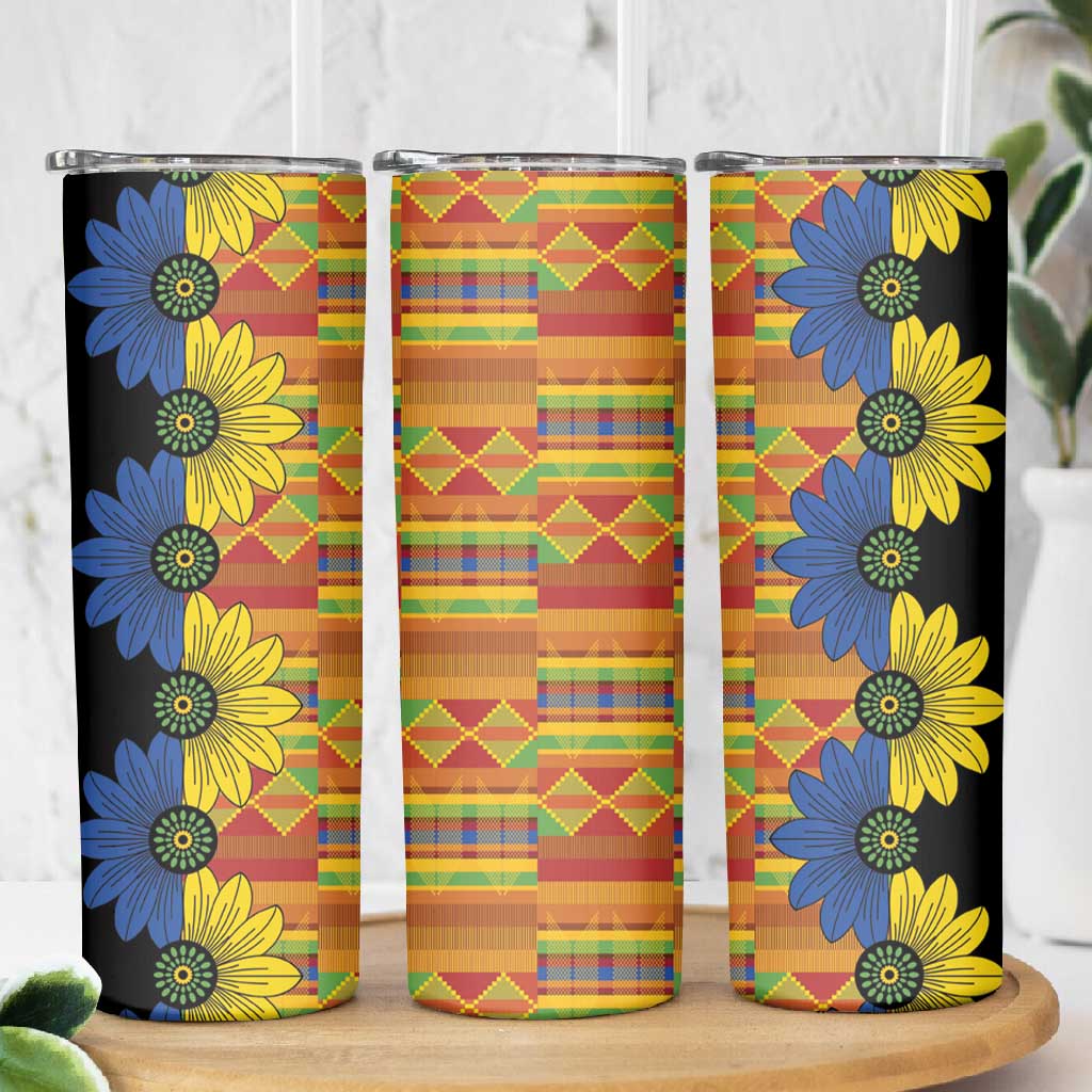 African Ethnic Kitenge Ankara Style Skinny Tumbler LT9