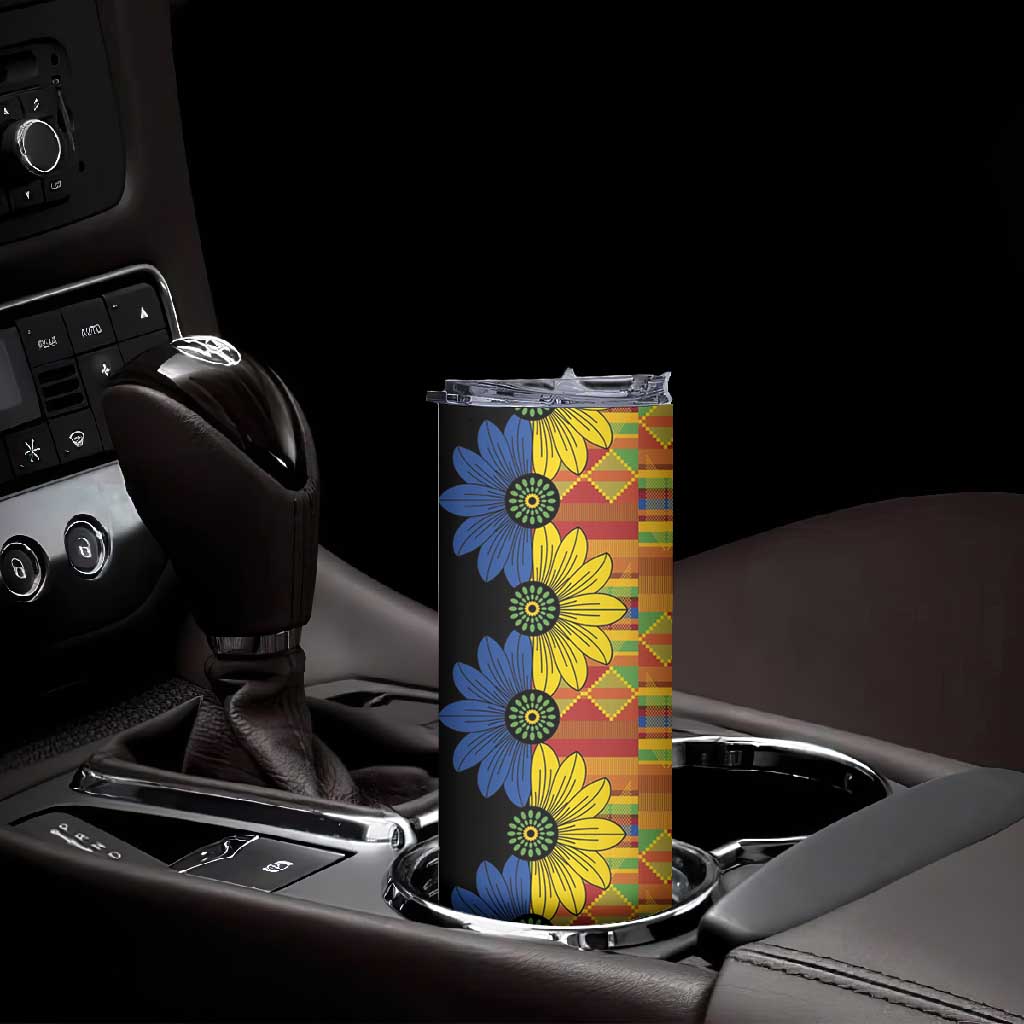African Ethnic Kitenge Ankara Style Skinny Tumbler LT9
