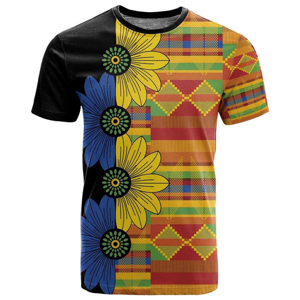 African Ethnic Kitenge Ankara Style T shirt LT9