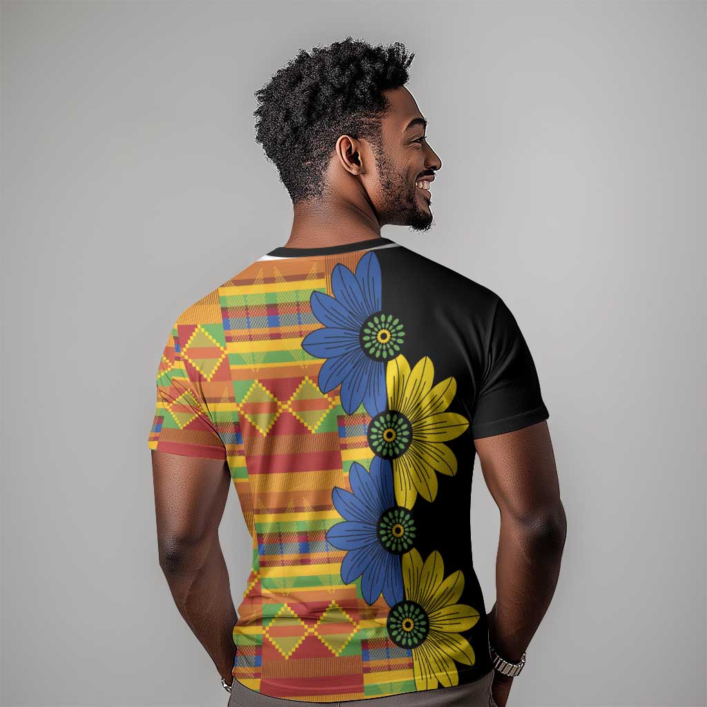 African Ethnic Kitenge Ankara Style T shirt LT9